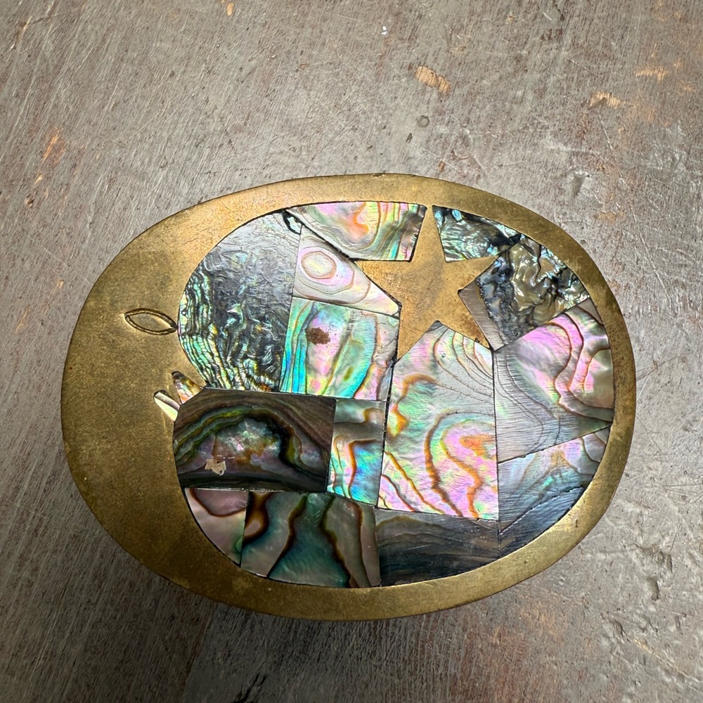 Abalone Belt Buckle